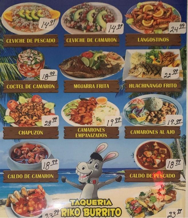 Riko Burrito Menu image 3